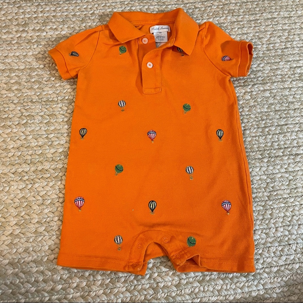 Ralph Lauren orange hot air balloon Shortall 12m